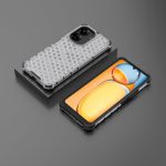 ⁦جراب متوافق مع شاومى Redmi 13C 4G ، - غطاء حماية مصقول مقاوم للصدمات مع حماية للكاميرا - غطاء واقي مضاد للخدش شديد التحمل و مقاوم للانزلاق - حواف سوداء خلفية شفافة خلية النحل⁩ - الصورة ⁦5⁩