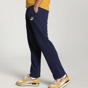 ⁦Puma ESS Logo Pants TR op, Men's Knitted Pants, Medium Gray Heather, S⁩ - الصورة ⁦2⁩