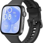 HUAWEI WATCH FIT 3 Smartwatch, 1.82" AMOLED Display, Ultra-Slim Design, All-Round Fitness Management, Comprehensive Health Management, Durable Battery Life, Compatible with iOS & Android, Black