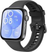 HUAWEI WATCH FIT 3 Smartwatch, 1.82" AMOLED Display, Ultra-Slim Design, All-Round Fitness Management, Comprehensive Health Management, Durable Battery Life, Compatible with iOS & Android, Black