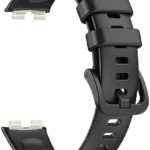 Generic Smart Watch Silicone Replacement Strap For Huawei Honor Band 8 (Black)