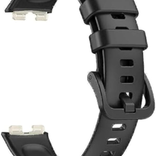 Generic Smart Watch Silicone Replacement Strap For Huawei Honor Band 8 (Black)