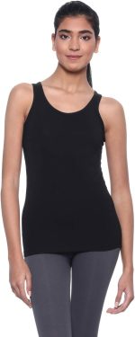 Dice womens Round Neck Solid Tank Top