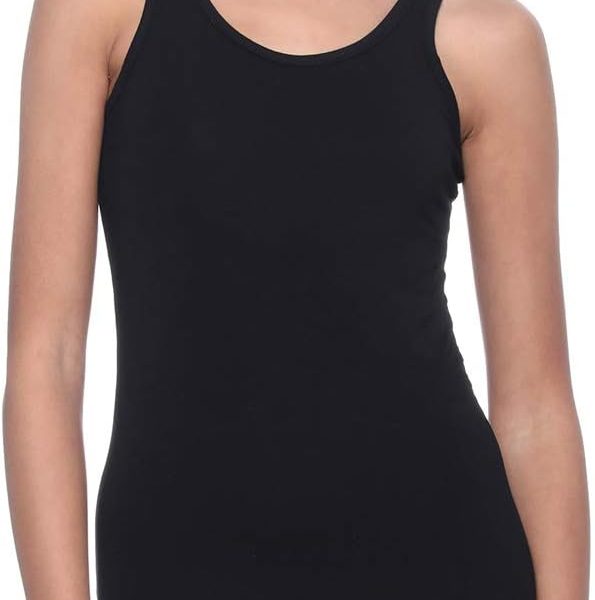 Dice womens Round Neck Solid Tank Top