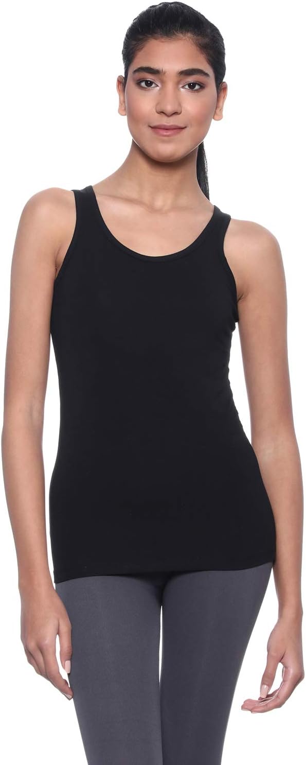 Dice womens Round Neck Solid Tank Top