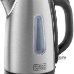 Black & Decker 1.7L Concealed Coil Stainless Steel Kettle, Jc450-B5, Silver