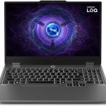 لاب توب ألعاب لينوفو لوك اسينشال 15IAX9E: معالج Ci5-12450HX رام 16GB وقرص 512GB SSD، كرت شاشة RTX 4050 6GB، شاشة 15.6 بوصة FHD-144Hz-بإضاءة 300 شمعة، كيبورد بإضاءة خلفية-A/E وماوس لوك RGB M100 -رمادي