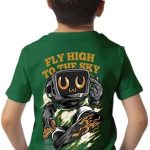 TRIPPLE Kids 100% Cotton Printed T-Shirt 30703 green - size 7/8 Years For Boys and Girls