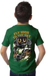 TRIPPLE Kids 100% Cotton Printed T-Shirt 30703 green - size 7/8 Years For Boys and Girls