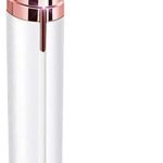 Painless Antson Portable Eyebrow, Face, Lips, Nose Hair Removal Electric Trimmer with Light, Hair Removal Machine For Women (pink) (Upgraded), standard (pq-002)