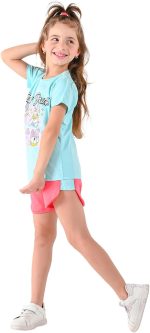 ⁦Jockey M M Girls Set Of 2 Pieces Printed Funny Duck Pajama Set⁩ - الصورة ⁦2⁩