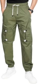 Coup - Pants with Pockets for Men, OLIVE, 36