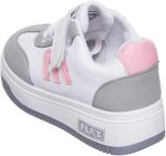 Al-Waheed Boys & Girls Leather Athletic Shoe – Lace-Up with Velcro Strap K746-Parent18 - الصورة 3