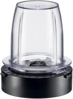 ⁦Kenwood Glass 1000W Power Blender Blender/Smoothie Maker 2 L With Grinder Mill, Chopper Mill, Ice Crush Function Blm45.720Ss Black/Silver⁩ - الصورة ⁦4⁩