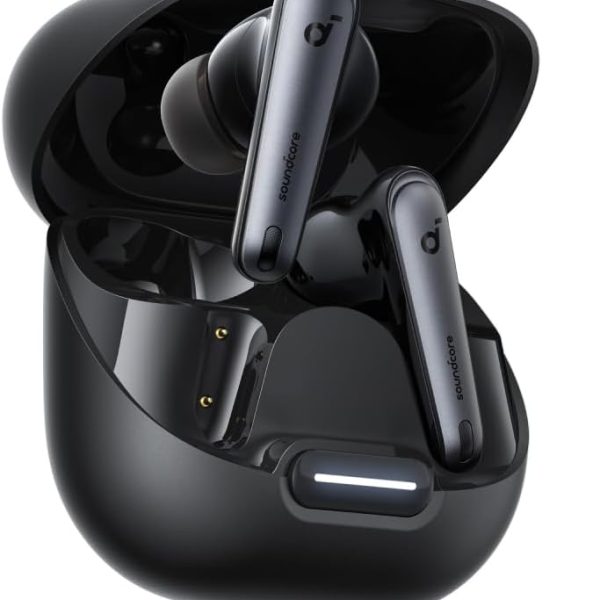 Anker soundcore Liberty 4 NC Wireless, 98.5% Noise Reduction, Adaptive Noise Cancelling to Ears 50H Battery, Wireless Charging, Bluetooth 5.3+ 18 Months Local Warranty - Black
