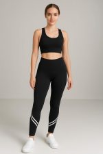 MIZAYEH Women's High Waist Leggings Fashion Line Elastic Sport Daily Wear Leggings for Girls and Women - الصورة 2