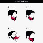 ⁦High Quality Beard Comb All In One Tool Stencil Beard Styling Set With Comb For Men´s Chin Beard Neck Beard Stencils Beard Styling Tool Shaving Stencil Beard Shaving⁩ - الصورة ⁦6⁩