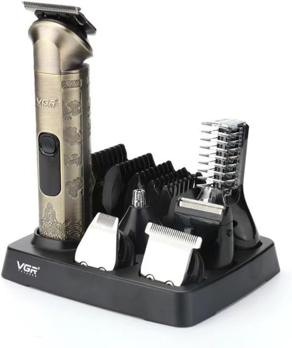 Vgr V-109 Waterproof Ipx6 6 In 1 Professional Set Hair Beard Trimmer Clipper Shaver Nose Trimmer Mesin Gunting Rambut 3 5138vklLPwL. AC SL1024