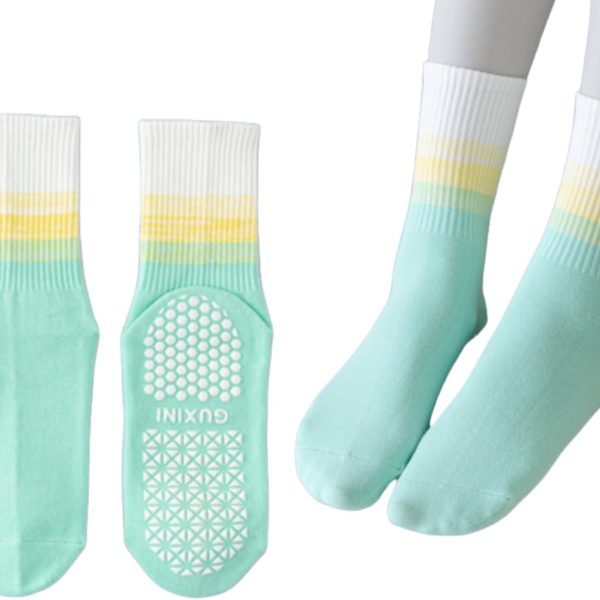 Pilates Grip Non-Slip Socks for Yoga, Barre, Hospital & Elderly, Men & Women,Yoga Socks,Running Socks,