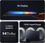 ⁦Xiaomi Tablet Pad 6S Pro 3K 12.4" 144Hz, 256GB/8GB RAM, Snapdragon@8 Gen 2 3.19GHz, 10,000 mAh 120W, Black (French Version + 2 Year Warranty)⁩ - الصورة ⁦3⁩