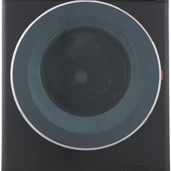 غسالة ملابس سعة 9 كجم و1400 لفة في الدقيقة وباب زجاجي الجيل الثاني مع محرك دفع مباشر من فريش، أسود