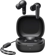 Writiany Silicone Case for Soundcore by Anker R50i/P20i Case Cover, Protective Skin Compitable with Anker Soundcore R50i/P20i Wireless Earbuds (Black) Headphones Headset