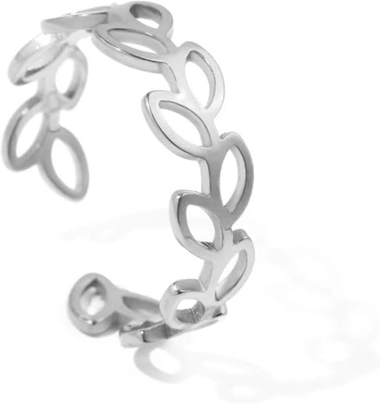 Sterling Rings for Women Ring Dainty Stackable Rings Ajustable Cute Ring for Girls