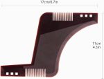 ⁦High Quality Beard Comb All In One Tool Stencil Beard Styling Set With Comb For Men´s Chin Beard Neck Beard Stencils Beard Styling Tool Shaving Stencil Beard Shaving⁩ - الصورة ⁦3⁩