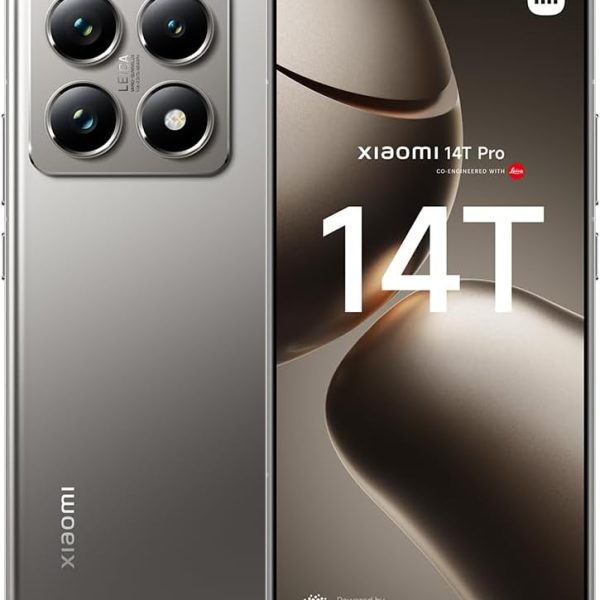 Xiaomi 14T Pro 5G Mobile, Titan Gray (12GB RAM+512GB) | MediaTek 9300+ | 6.67 Amoled 144Hz display | Leica Triple Camera 50+50+12MP, 32MP Front camera