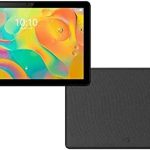 TCL Apollo 8094X Tablet, 10 Inch HD, 32 GB, 3 GB RAM, 4G - Black with Flip Case