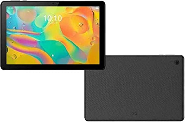 TCL Apollo 8094X Tablet, 10 Inch HD, 32 GB, 3 GB RAM, 4G - Black with Flip Case