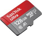 ⁦SanDisk Ultra UHS I 128GB MicroSD Card 140MB/s R, for Smartphones, 10 Y Warranty⁩ - الصورة ⁦2⁩