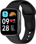 QWYJ For Xiaomi Redmi Watch 3 Active 46.6 cm Strap and Redmi Watch 3 Lite 46 cm Strap Bands Protective Silicone Strap Bands
