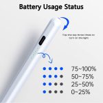 ⁦Vinmooog Stylus Pen for Tablet, Compatible with Samsung/Vivo/Xiaomi/Huawei/Smartphone/Android/iOS, High Sensitivity and Precision Tablet Touch Pen with 2 Replaceable Tips⁩ - الصورة ⁦5⁩