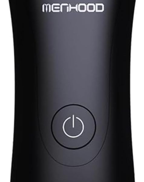 MENHOOD Balls Trimmer for Men Grooming Trimmer 1.0 Groin Trimmer for Men Skin-Friendly Ceramic Blade & IPX6 Rating - Balls & Body Hair Trimmer Without Snags - 150 Minutes Run Time - Shavers for Men