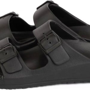 ⁦Onda Women Jet Double Strip Sandal Black, 38 EU⁩ - الصورة ⁦3⁩