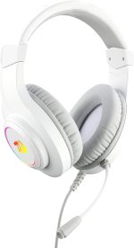 ⁦Redragon Hylas RGB Wired Gaming Headset with Microphone (H260, White)⁩ - الصورة ⁦3⁩