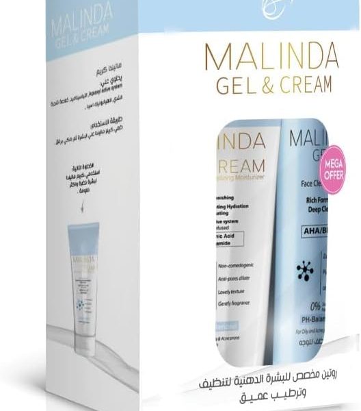 Melinda skin routine (Malinda Gel cleaner + Melinda cream moisturizer)
