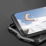 ⁦جراب متوافق مع وان بلس Nord N200 ، - غطاء حماية مقاوم للصدمات بنمط جلدي شديد التحمل فائق الجودة مع حماية للكاميرا - غطاء واقي مضاد للخدش و مقاوم للانزلاق - أسود⁩ - الصورة ⁦5⁩