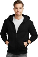 Full Zip Hooded Sweatshirt, Men's