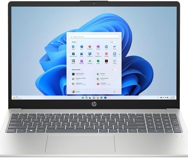 HP Laptop, Intel Core Ultra 7 155H, 15.6-inch FHD IPS, 16GB DDR5, 15-fd1025ne, Natural Silver, 1TB SSD, Windows 11 Home - 1 year warranty
