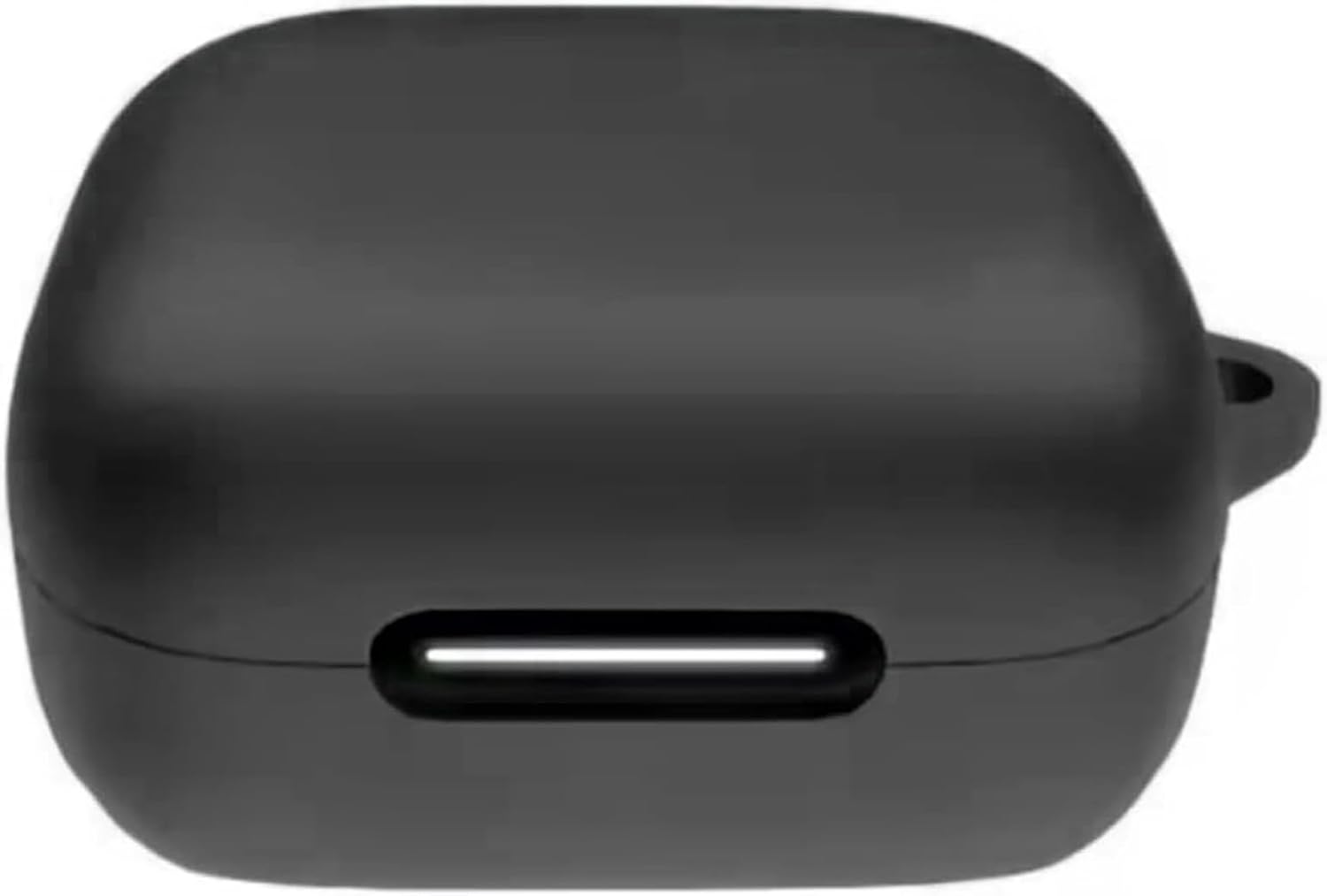 51AeHk6MLCL._AC_SL1500_.jpg KM TECHNOLOGY KzaMiza Compatible with Anker Soundcore R50i NC/Anker P30i Case Cover, Soft Silicone Shockproof Protective Case Wireless Earbuds with Carabiner, Front LED Visible - Black