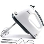 XUDREZ Electric Whisk for Baking,Adjustable Hand Mixer with 2 Beaters for Kitchen Baking Cake Ice Cream Food Beater