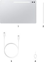 ⁦Samsung Galaxy Tab S10 Ultra,14.6 Inch AI Android Tablet, 5G, 12GB RAM, 256GB Storage, AMOLED Display, Anti-reflection, Durable, S Pen Included, Platinum Silver 1 Year Warranty/Local Version⁩ - الصورة ⁦9⁩