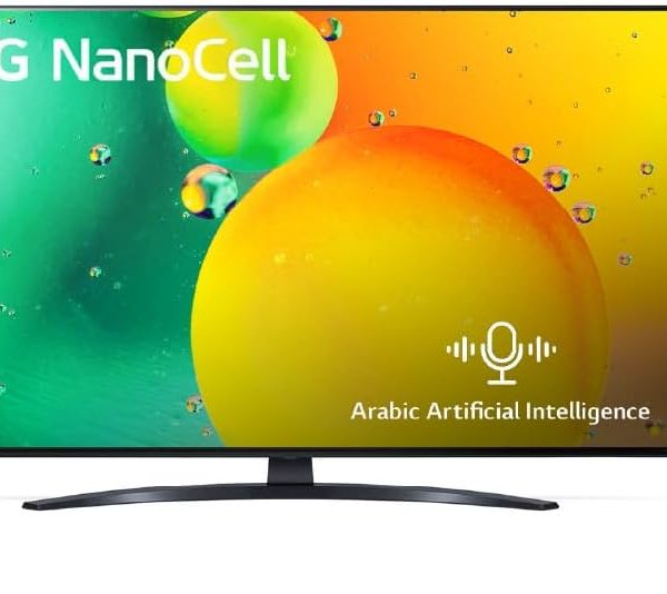 LG NanoCell TV 55 Inch NANO79 Series, Cinema Screen Design 4K Active HDR WebOS Smart AI ThinQ - 55NANO796QA