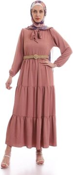 Violet Casual Role Dress With Belt