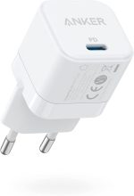 Anker PowerPort III 20W USB-C Power Supply Charging Cube Quick Charging Option, Compatible with iPhone 15/14/13/12 Series, Galaxy, Pixel 4/3, iPad/iPad Mini, White(Charging Cable Not Included)