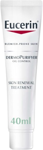 Eucerin DermoPurifyer Oil Control Skin Renewal Treatment Face Serum for Blemish and Acne-Prone Skin with Hydroxy Complex, Unclogs Pores, Reduces Blemishes, Supports Skin Renewal, 40ml