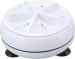 ⁦3.54in Portable Washing Machine with Suction Cups,Mini Washing Machine, 3 in 1 Bubble Cleaning USB Ultrasonic Powered Turbo Washing Machine & Sink Dishwasher for Camping, Travelling, Business Trip⁩ - الصورة ⁦8⁩