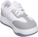 Al-Waheed Boys & Girls Leather Athletic Shoe – Lace-Up with Velcro Strap K746-Parent18 - الصورة 4